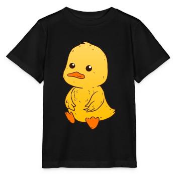 Entchen Ente - Stanley/Stella Kinder T-Shirt MINI CREATOR  - Schwarz - Vorne - Mikhail (115cm)