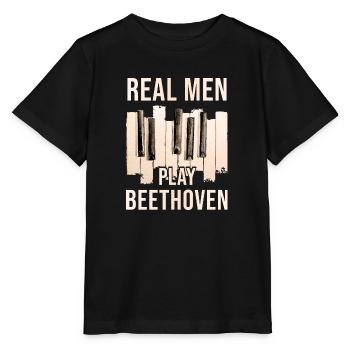 Beethoven - Stanley/Stella MINI CREATOR Kids’ T-Shirt - black - Front - Mikhail (115cm)