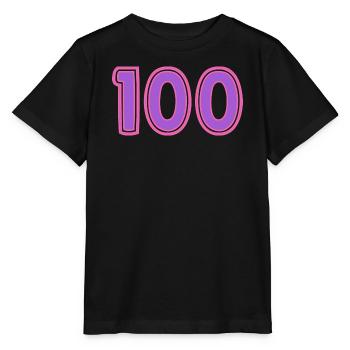 100. 100 YEARS. 100th ANNIVERSARY - Stanley/Stella MINI CREATOR Kids’ T-Shirt - black - Front - Mikhail (115cm)