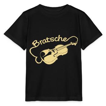 Bratsche - Stanley/Stella Kinder T-Shirt MINI CREATOR  - Schwarz - Vorne - Mikhail (115cm)