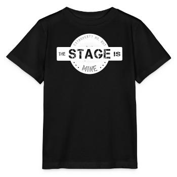 extrovertiert Mittelpunkt - Stanley/Stella Kinder T-Shirt MINI CREATOR  - Schwarz - Vorne - Mikhail (115cm)
