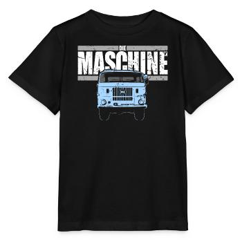 W50 - Die Maschine - Stanley/Stella Kinder T-Shirt MINI CREATOR  - Schwarz - Vorne - Mikhail (115cm)