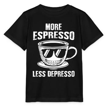 Espresso - Stanley/Stella Kinder T-Shirt MINI CREATOR  - Schwarz - Vorne - Mikhail (115cm)