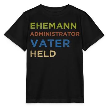 Administrator IT Administrator Admin Informatik - Stanley/Stella Kinder T-Shirt MINI CREATOR  - Schwarz - Vorne - Mikhail (115cm)