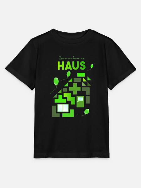 Bausteine Bauklötze bauen - Stanley/Stella Kinder T-Shirt MINI CREATOR  - Schwarz