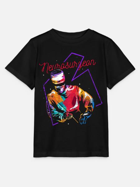 Kluge Neurochirurgin Nervensystem - Stanley/Stella Kinder T-Shirt MINI CREATOR - Schwarz