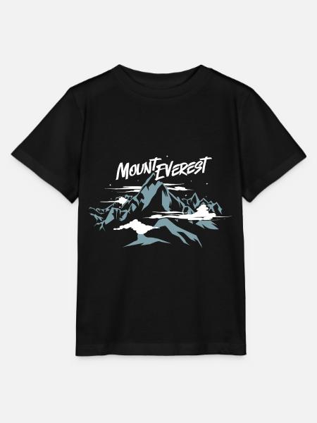 Mount Everest Nepal - Stanley/Stella Kinder T-Shirt MINI CREATOR - Schwarz