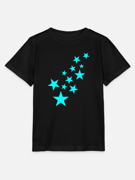 Stern Sternchen Muster Symbol - Stanley/Stella Kinder T-Shirt MINI CREATOR - Schwarz