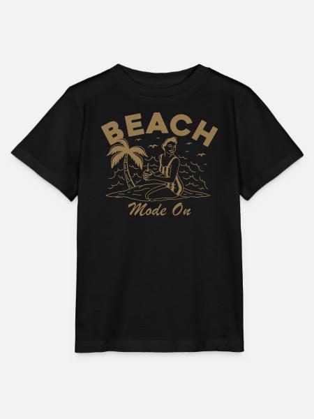 Beach Mode On - Stanley/Stella Kinder T-Shirt MINI CREATOR  - Schwarz
