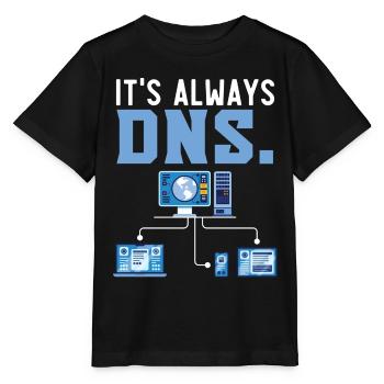 It's Always DNS Information Technology - Stanley/Stella Kinder T-Shirt MINI CREATOR  - Schwarz - Vorne - Mikhail (115cm)