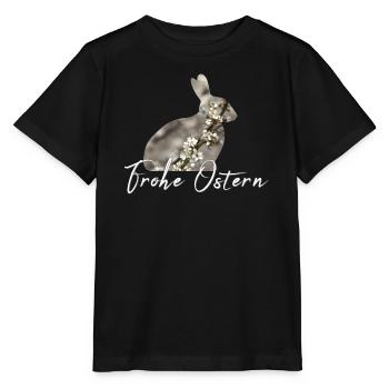 Ostern Frohe Ostern - Stanley/Stella Kinder T-Shirt MINI CREATOR  - Schwarz - Vorne - Mikhail (115cm)