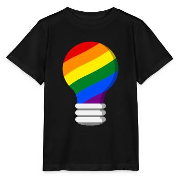 Gay Pride - Stanley/Stella Kinder T-Shirt MINI CREATOR  - Schwarz - Vorne - Mikhail (115cm)