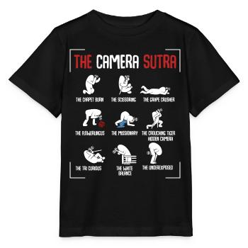 Fotograf - Stanley/Stella Kinder T-Shirt MINI CREATOR  - Schwarz - Vorne - Mikhail (115cm)