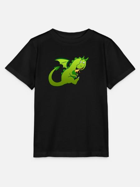 Drache - Stanley/Stella Kinder T-Shirt MINI CREATOR - Schwarz