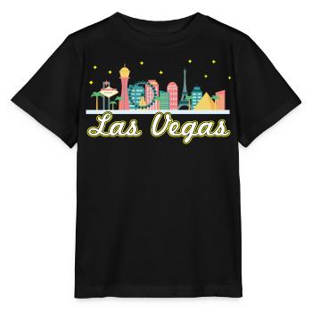 Las Vegas Strip - Stanley/Stella Kinder T-Shirt MINI CREATOR  - Schwarz - Vorne - Mikhail (115cm)