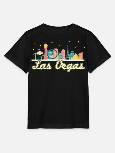 Las Vegas Strip - Stanley/Stella Kinder T-Shirt MINI CREATOR  - Schwarz