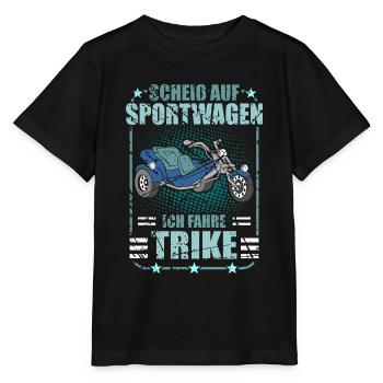 Triker Spruch Lustig Trike Dreirad - Stanley/Stella Kinder T-Shirt MINI CREATOR  - Schwarz - Vorne - Mikhail (115cm)