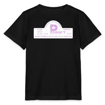 auf den Punkt kommen - Stanley/Stella Kinder T-Shirt MINI CREATOR  - Schwarz - Vorne - Mikhail (115cm)