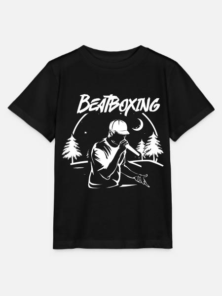 Rhythmischer Beatbox Vokalkünstler - Stanley/Stella Kinder T-Shirt MINI CREATOR - Schwarz