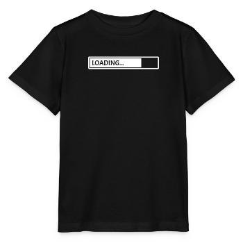 Ladebalken weiß - Stanley/Stella Kinder T-Shirt MINI CREATOR  - Schwarz - Vorne - Mikhail (115cm)