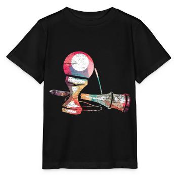 Flinkes Kendama Reaktionstraining - Stanley/Stella Kinder T-Shirt MINI CREATOR  - Schwarz - Vorne - Mikhail (115cm)