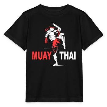Muay Thai - Stanley/Stella Kinder T-Shirt MINI CREATOR  - Schwarz - Vorne - Mikhail (115cm)