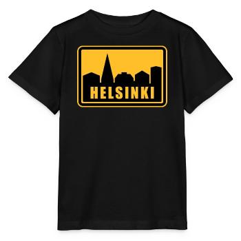 Helsinki - Stanley/Stella MINI CREATOR Kids’ T-Shirt - black - Front - Mikhail (115cm)