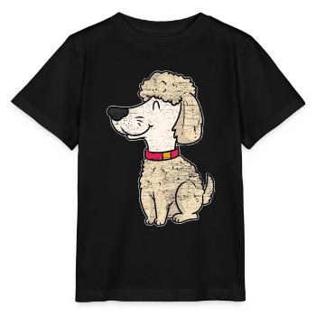 Disziplinierter Obedience Wettkampf - Stanley/Stella Kinder T-Shirt MINI CREATOR  - Schwarz - Vorne - Mikhail (115cm)