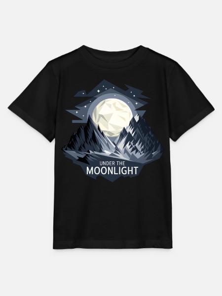 Unter dem Mondlicht - Stanley/Stella Kinder T-Shirt MINI CREATOR - Schwarz
