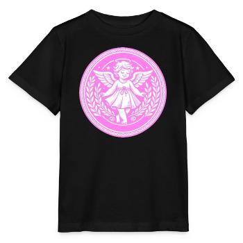 Guardian Angel Logo - Stanley/Stella MINI CREATOR Kids’ T-Shirt - black - Front - Mikhail (115cm)