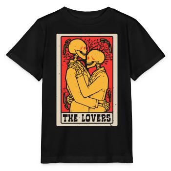 Die Liebenden Tarotkarte Schamane Wahrsagerei - Stanley/Stella Kinder T-Shirt MINI CREATOR  - Schwarz - Vorne - Mikhail (115cm)