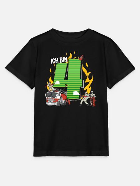 4 Geburtstag Kindergeburtstag Bin 4 Jahre - Stanley/Stella Kinder T-Shirt MINI CREATOR  - Schwarz