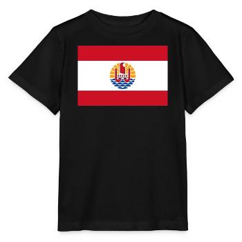 Französisch-Polynesien - Stanley/Stella Kinder T-Shirt MINI CREATOR  - Schwarz - Vorne - Mikhail (115cm)