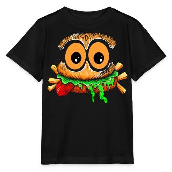 Der schreckliche Snack - Stanley/Stella Kinder T-Shirt MINI CREATOR  - Schwarz - Vorne - Mikhail (115cm)