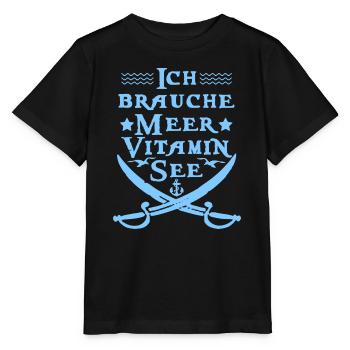 Vitamin See - Stanley/Stella Kinder T-Shirt MINI CREATOR  - Schwarz - Vorne - Mikhail (115cm)