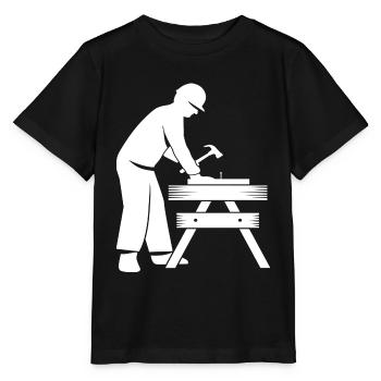 Schreiner - Stanley/Stella Kinder T-Shirt MINI CREATOR  - Schwarz - Vorne - Mikhail (115cm)