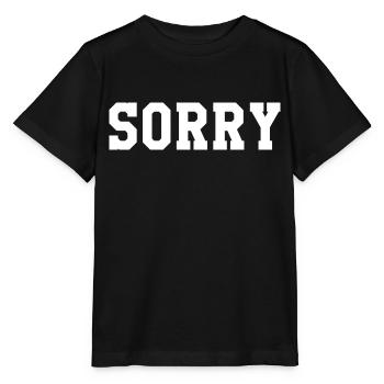 Sorry - Stanley/Stella Kinder T-Shirt MINI CREATOR  - Schwarz - Vorne - Mikhail (115cm)