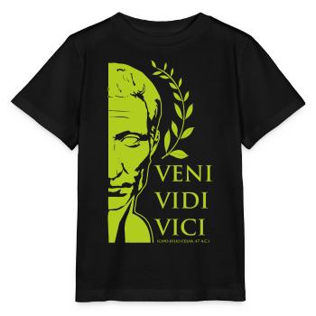 GRÜNER CAESAR - Stanley/Stella Kinder T-Shirt MINI CREATOR  - Schwarz - Vorne - Mikhail (115cm)
