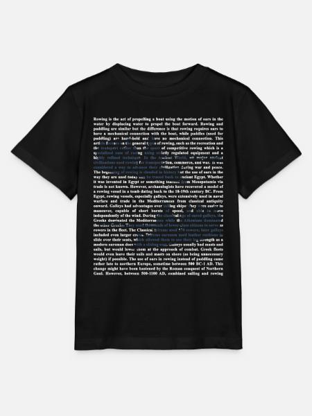 Schlagfertige Rudercrew Regatta - Stanley/Stella Kinder T-Shirt MINI CREATOR - Schwarz