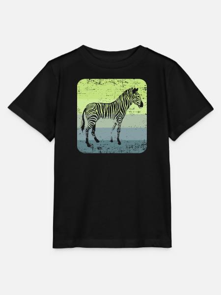 Zebra - Stanley/Stella Kinder T-Shirt MINI CREATOR - Schwarz