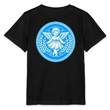 Guardian Angel Logo - Stanley/Stella MINI CREATOR Kids’ T-Shirt - black - Front - Mikhail (115cm)