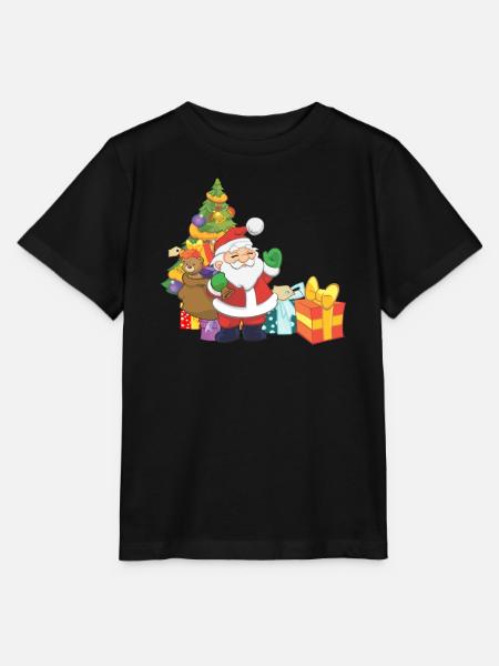 Weihnachtsmann - Stanley/Stella Kinder T-Shirt MINI CREATOR - Schwarz