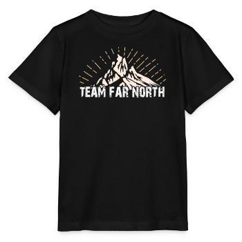 Team Far North | Nordland | North - Stanley/Stella MINI CREATOR Kids’ T-Shirt - black - Front - Mikhail (115cm)