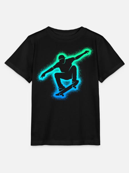 Skaten Skateboarder Skater Kinder Skateboard - Stanley/Stella Kinder T-Shirt MINI CREATOR - Schwarz