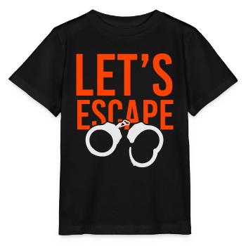 Gefängnis Gefängnisausbruch Gefangener Flüchten - Stanley/Stella Kinder T-Shirt MINI CREATOR  - Schwarz - Vorne - Mikhail (115cm)