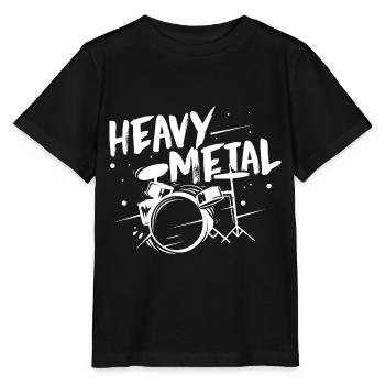 Krachender Metal Gitarrensound - Stanley/Stella Kinder T-Shirt MINI CREATOR  - Schwarz - Vorne - Mikhail (115cm)