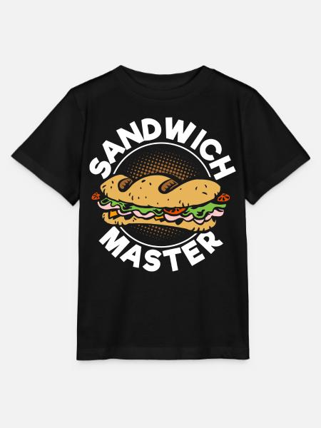 Sandwich Master - Stanley/Stella Kinder T-Shirt MINI CREATOR - Schwarz