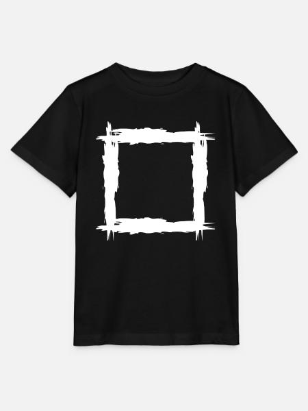 Quadrat weiß - Stanley/Stella Kinder T-Shirt MINI CREATOR - Schwarz