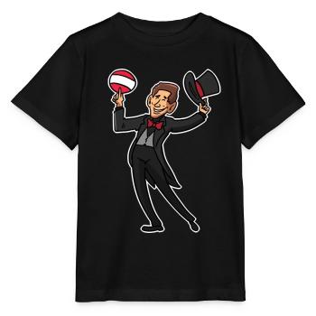 Charismatischer Kanzler Österreichs - Stanley/Stella Kinder T-Shirt MINI CREATOR  - Schwarz - Vorne - Mikhail (115cm)