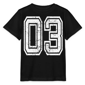 03 Afyon used look weiß - Stanley/Stella Kinder T-Shirt MINI CREATOR  - Schwarz - Vorne - Mikhail (115cm)